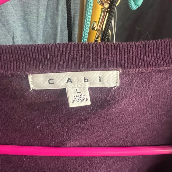 Cabi Merlot button cardigan, large - Picture 2 of 3